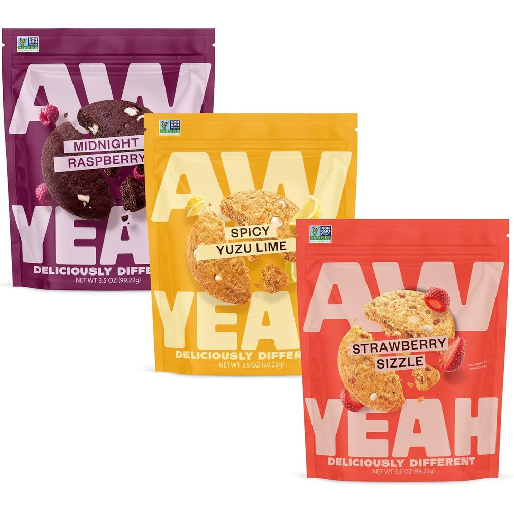 AwYeah Variety Pack Mini Cookies front view authentic imported snacks
