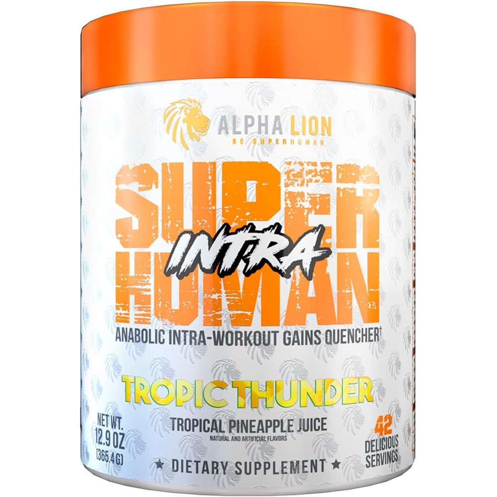 Alpha Lion Superhuman Intra Tropic Thunder front view muscle recovery supplement