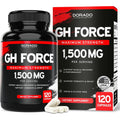 Dorado Nutrition GH Force 120 Capsules front view showing muscle growth support label.