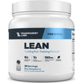 Transparent Labs Lean Pre-Workout blue raspberry energy powder 531g 30 servings