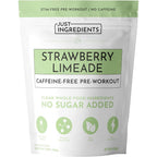 JUST INGREDIENTS Caffeine Free Pre Workout 508.0g Strawberry Lemonade tub