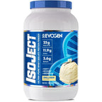 Evogen Isoject Whey Protein Isolate front view vanilla bean flavor