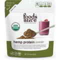 Foods Alive Organic Hemp Protein Powder 8 Ounce front view of resealable bag