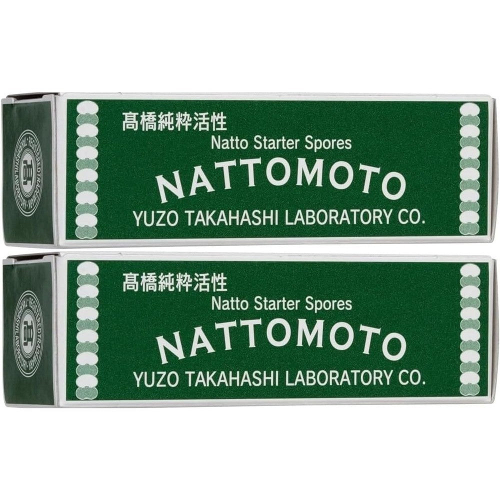 Nattomoto Japanese Natto Starter Spores 3 grams bottle front view with organic soybean extract label.