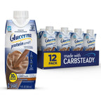 Glucerna Protein Smart Chocolate bottle front view for blood sugar management