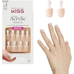 Kiss Salon Acrylic French Nails Crush Hour front view of packaging