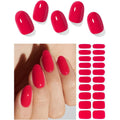 AutyaMee A Red Semi Cured Gel Nail Strips front packaging view