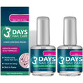 Generic 3 Days Nail Care front view showing the twin pack clear bottles for nail strengthening.