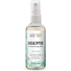 Aura Cacia Clearing Eucalyptus Aromatherapy Mist 4 Fluid Ounce front view bottle.