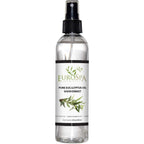 EuroSpa Aromatics Pure Eucalyptus Oil ShowerMist 8 Ounce front view bottle for aromatherapy.
