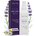 Beyond Wicks Lavender Chamomile Pillow Spray front view bottle and packaging for sleep aid.