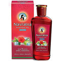 Navratna Ayurvedic Cool Oil 180ml bottle front view for stress relief massage