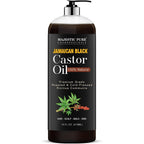 Majestic Pure Jamaican Black Castor Oil 16 Fluid Ounce front view for hair growth