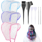 Jjunw Bewudy 3 piece hair highlighting cap set front view