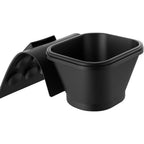 STYLANCE hair dye mixing bowl front view showing black suction cup sleeve