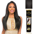 Sensationnel Empire Yaki human hair extension front package view showing off-black color