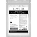 Lewedo Hair Building Fibers Refill Pack 100g front view showing black color label