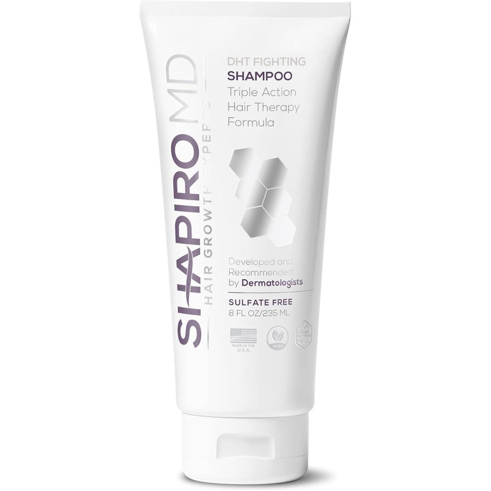 Shapiro MD Hair Growth Experts Vegan Hair Loss Shampoo front view for thinning hair therapy