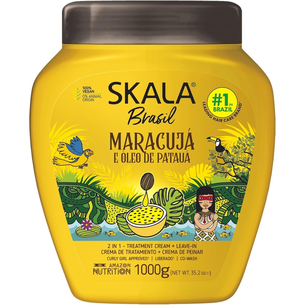 Skala Brasil Passion Fruit and Pataua Oil 1000g jar front view