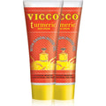 Vicco Turmeric Ayurvedic Skin Cream pack of 2 front view for acne treatment