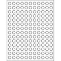 Grand Parfums 108 Blank Round Essential Oil Cap Stickers front view