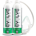 EVOLVE 44-Liter Pure Oxygen canisters front view for portable energy.