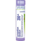 Boiron Lycopodium Clavatum 200C front view tube for homeopathic gas relief.