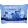 Natracare Organic Cotton Intimate Wipes front view of 12 count pack