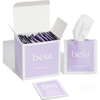 Beia Feminine Wipes individually wrapped front view intimate hygiene
