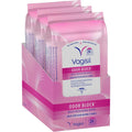Vagisil Odor Block Daily Freshening Wipes pack of 3 front view for feminine hygiene