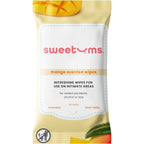 Sweetums Mango Scented Daily Feminine Wipes front packaging showing 30 count box.