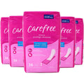Carefree Acti-Fresh Extra Long Panty Liners 5 pack front view imported feminine care.