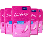 Carefree Acti-Fresh Extra Long Panty Liners 5 pack front view imported feminine care.