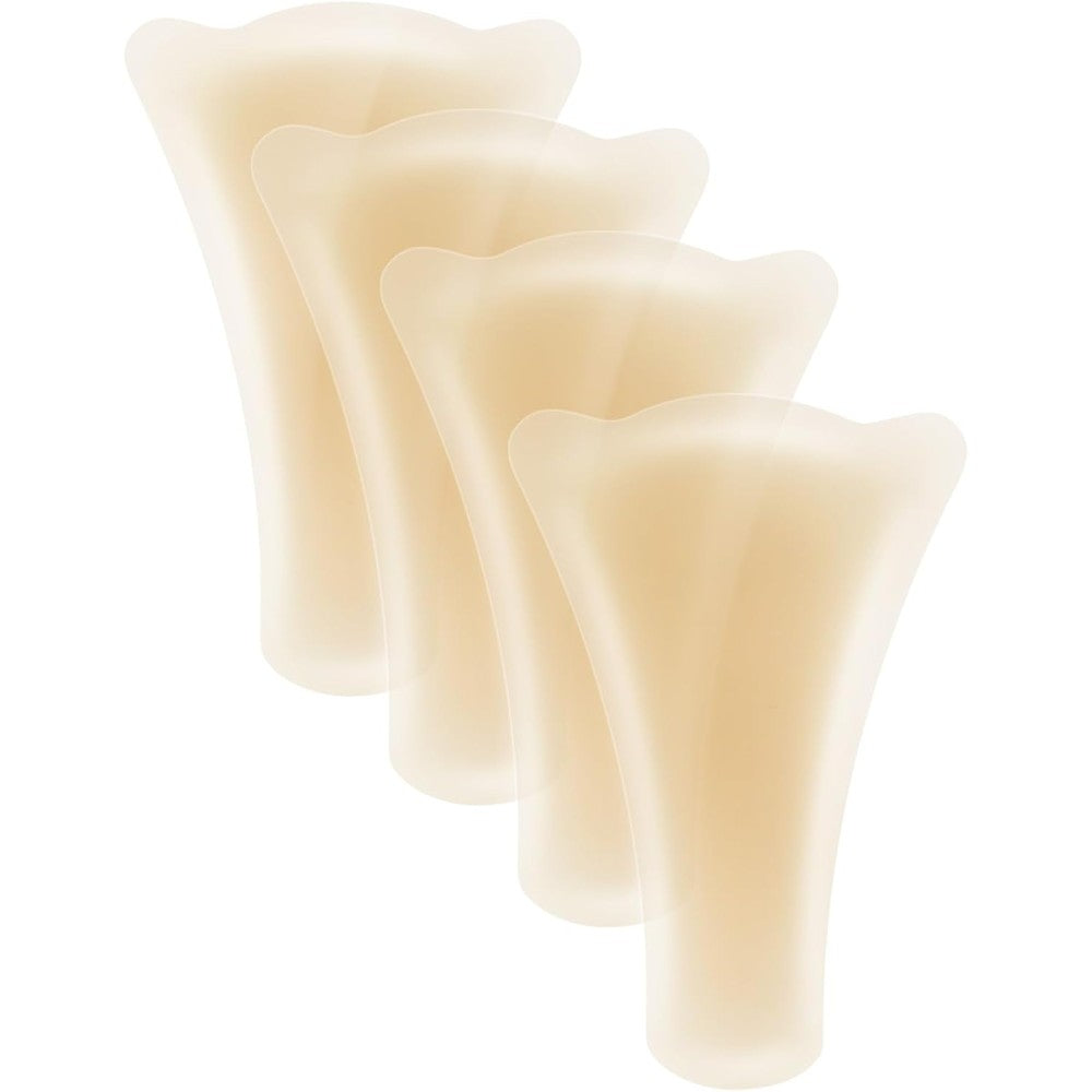 RIFAUM Camel Toe Concealer 4-pack front view showing nude silicone pads.