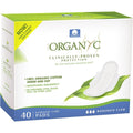 Organyc 100 Percent Organic Cotton Feminine Pads front packaging 40 count moderate flow.