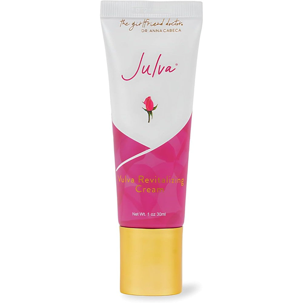 Julva Feminine Cream front view of 1 ounce tube for intimate moisturizing