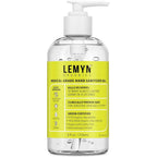 Lemyn Organics Medical‑Grade Hand Sanitizer Gel – 97 % Organic | 70 % USP Ethyl Alcohol | Moisturizing Aloe + Hyaluronic Acid | Freshly Made in USA | 8oz Bottle with Pump