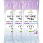 Nurture XL Antibacterial Body & Hand Wipes | Alcohol-Free Antiseptic Wet Sanitizer Towelettes for Germ Removal, Disinfecting Skin, Sanitizing Hands |Cleaning Cloths | Adults & Baby | Thick & Strong