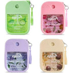 Wish Hand Sanitizer Spary Travel Size Spray 4-Piece 1.2 FL OZ (35ML) Each, Black Plum vanilla, Violet orchid sandalwood, Sweet Guava Fresh Coconut, Cucumber Melon, Hydrating and Moisturizing,(4 pack)