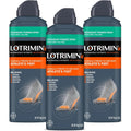 Lotrimin Medicated Deodorant Powder Spray pack of 3 front view showing antifungal benefits