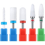 MelodySusie professional ceramic nail drill bits set front view