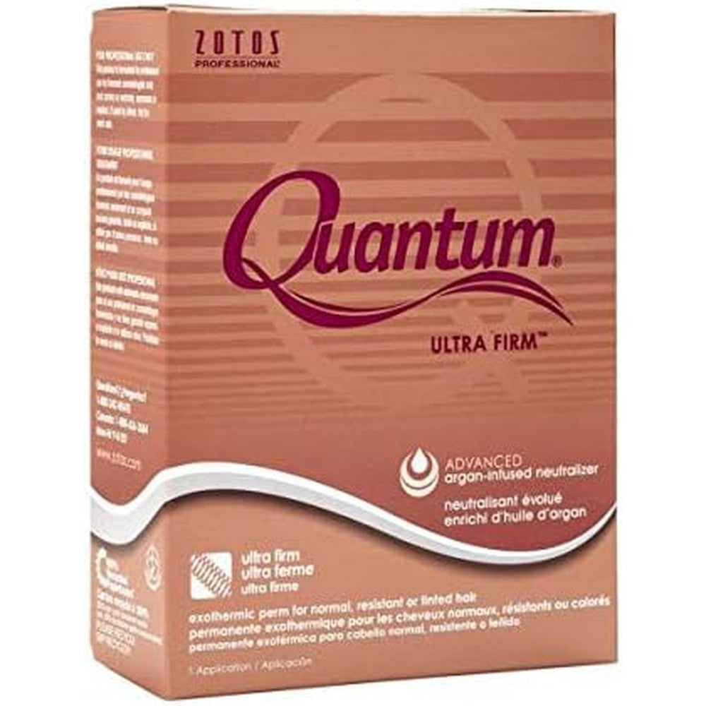 BYUP Quantum Perm Ultra Firm Gold pack of four front view professional salon hair texturizing kit
