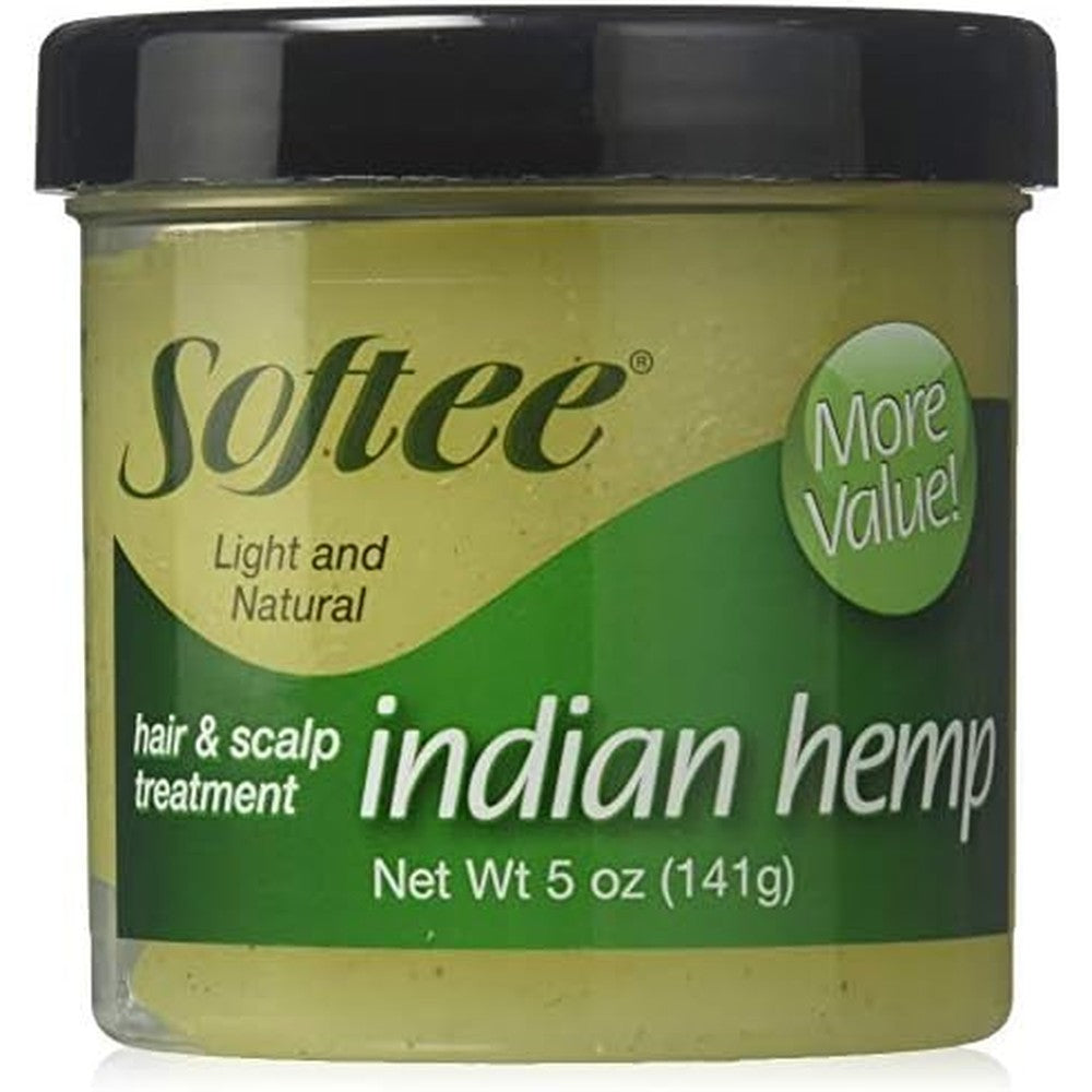 Softee Hair and Scalp Treatment Indian Hemp 5 Ounce front view