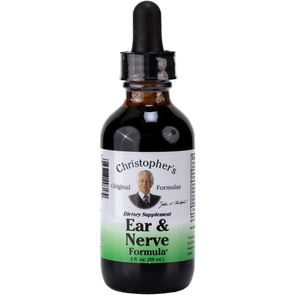 Christopher's Original Formulas Ear and Nerve Extract bottle front view