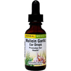 Herbs Etc. Mullein Garlic Ear Drops front view for ear health support.