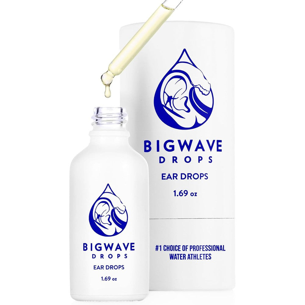 BigWave Drops Ear Ringing Remedy front bottle view for tinnitus relief.