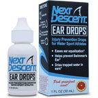 Next Descent Swimmers Ear Drops front view for ear infection prevention.