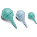 Custari Ribbed Baby Ear Wax Hand Bulb Syringes front view three pack set