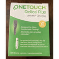 OneTouch Delica Plus 30 Gauge 100 Count box front view for diabetic monitoring