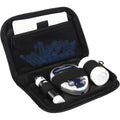 GENCAM diabetes travel case front view showing black water resistant Oxford cloth exterior